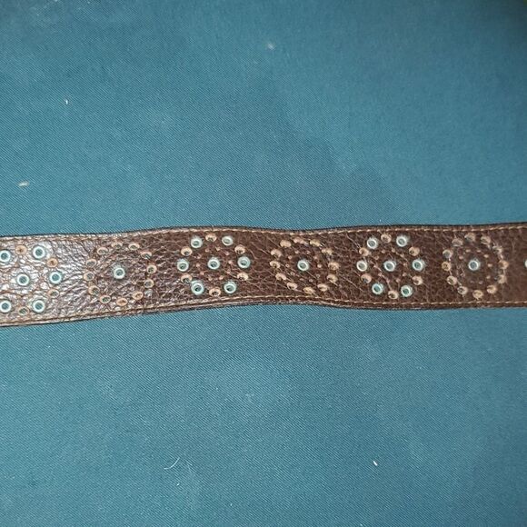 Casual Fashion Brown Leather Belt 34 38 - Picture 8 of 10